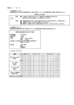 別記4－1・2・3