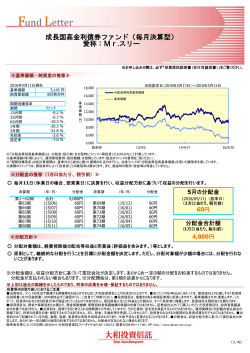 成長国高金利債券ファンド（毎月決算型） 愛称：Mr.スリー