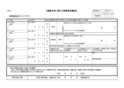 避難先等に関する情報提供書面