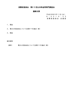 議事次第（PDF形式：7KB）