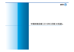 中期財務目標（2018年3月期）の見直し