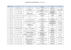 ランチョンセミナー一覧 - 第 26回日本外来小児科学会