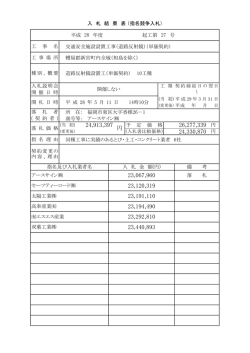 （道路反射鏡）（単価契約） [100KB pdfファイル]