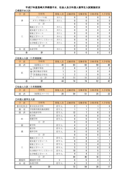 （帰国子女・社会人・外国人留学生）実施状況(PDF:204KB)