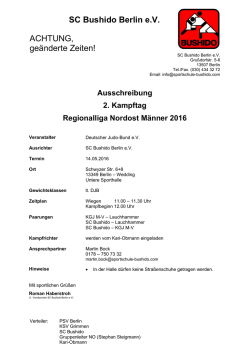 Ich bitte, mich bzw - Judo