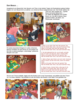 J&auml;nner/Februar - Don Bosco Kindergarten Baumkirchen
