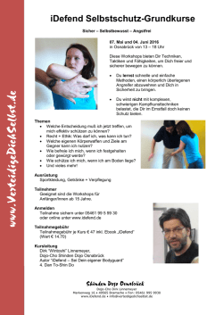 iDefend Selbstschutz-Grundkurse