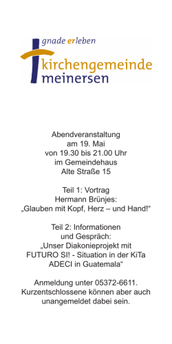 Infoabend Futuro Si