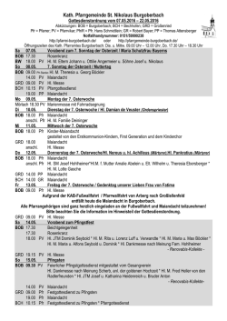 Kath. Pfarrgemeinde St. Nikolaus Burgoberbach