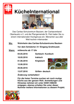 Die Termine finden Sie hier.