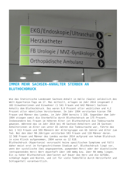 Immer mehr Sachsen-Anhalter sterben an