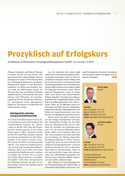 Gesamtartikel lesen - Grohmann & Weinrauter