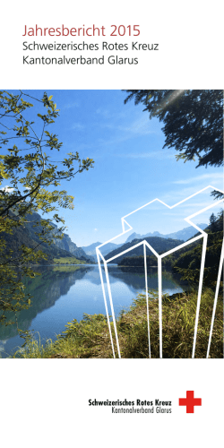 Jahresbericht 2015 - Rotes Kreuz Glarus