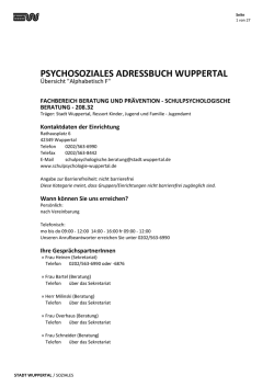 Drucken - Stadt Wuppertal