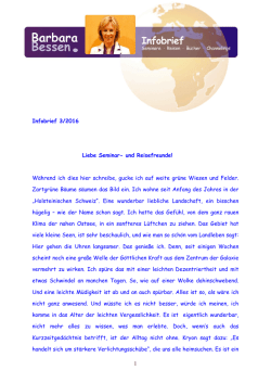Infobrief 3/2016 - Barbara Bessen
