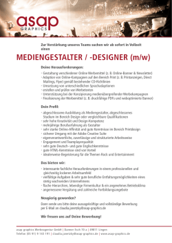 Informationen - asap Graphics