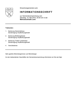 informationsschrift