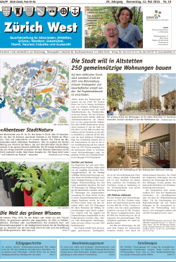 Die Stadt will in Altstetten 250 gemeinn&uuml;tzige