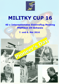 Invitation MILITKY CUP 2016