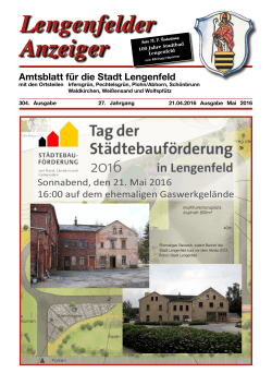 Mai 2016 - Stadt Lengenfeld