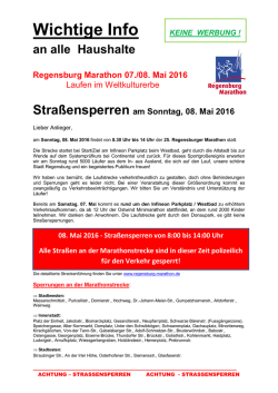Information zu Stra&szlig;ensperrungen