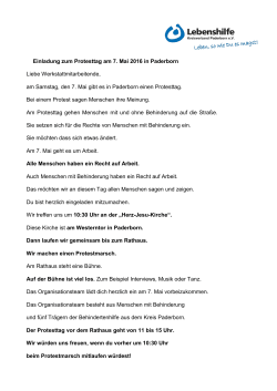 Information in einfacher Sprache