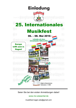 25. Internationales Musikfest