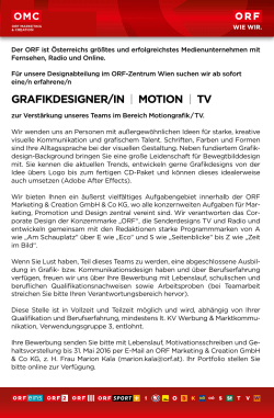 grafikdesigner/in | motion | tv