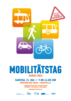 Der Mobilitätstag-Flyer 2016