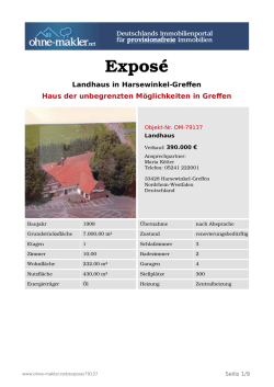 Exposé drucken - Ohne
