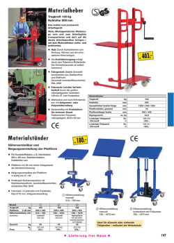Hubtische, Scherenhubwagen