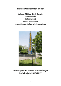 Info-Mappe - Johann-Philipp