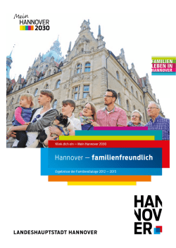 Hannover &mdash; familienfreundlich
