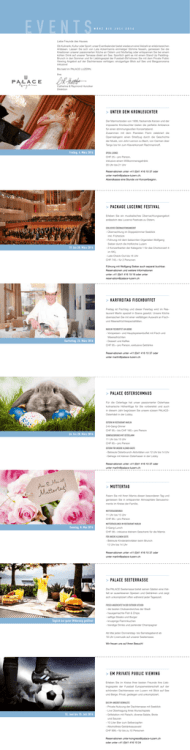 EVENTS - Palace Luzern