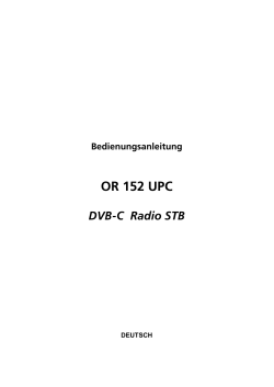 OR 152 UPC DVB