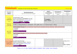 Gottesdienstplan aktuell