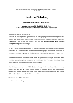 Herzliche Einladung - Neuhausen Enzkreis