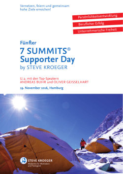 7 SUMMITS® Supporter Day