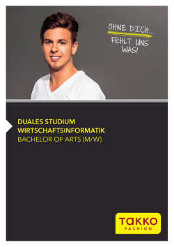 duales studium wirtschaftsinformatik bachelor of arts (m/w)