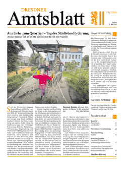 Dresdner Amtsblatt