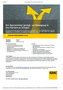 Ein Spurwechsel gen&uuml;gt, um Bewegung in Ihre