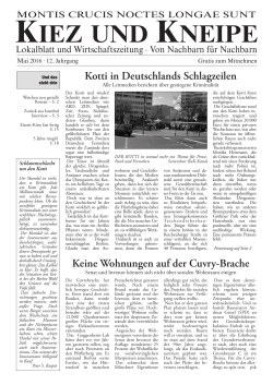 Kotti in Deutschlands Schlagzeilen Keine Wohnungen auf der Cuvry