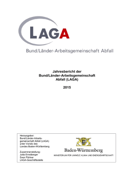 Jahresbericht 2015