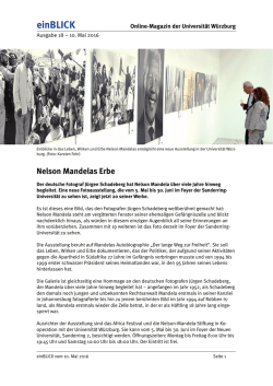 einBLICK - Presse - Universit&auml;t W&uuml;rzburg