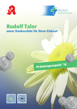 Der Neue Talerprospekt zum Downloaden und