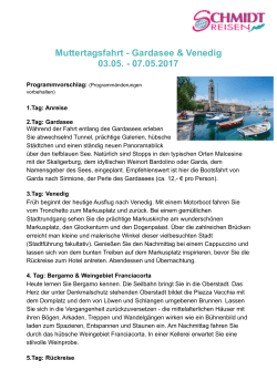 Reisebeschreibung Gardasee 2017 - office@schmidt