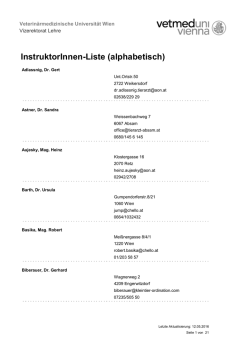 InstruktorInnen-Liste (alphabetisch)