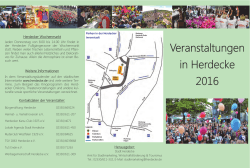 Veranstaltungen in Herdecke 2016