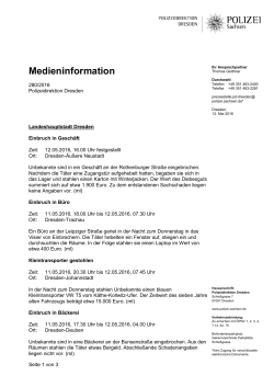 Medieninformation [Download *, 42.41 KB]