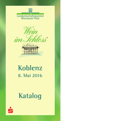 Katalog 2016 - Wein im Schlo&szlig;